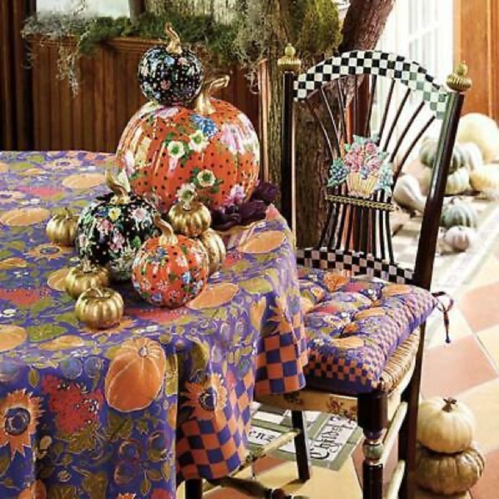 Mackenzie-Childs Flower Market Pumpkin Small - Picture 6 of 10